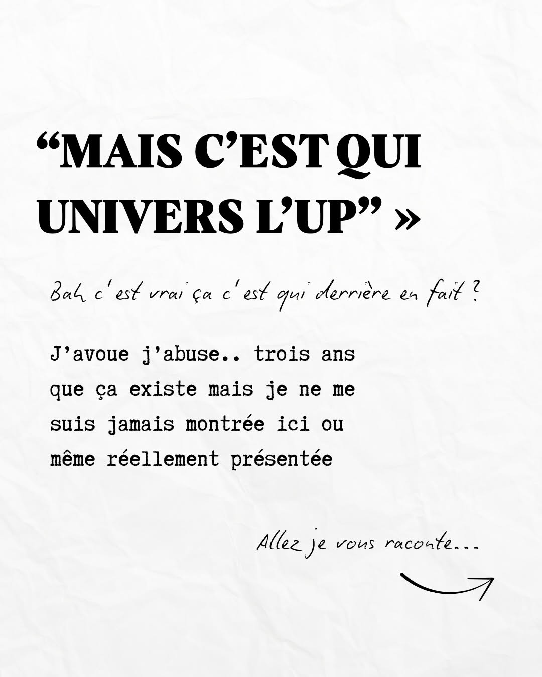 Lucie Perrin, la créatrice derrière Univers L'uP